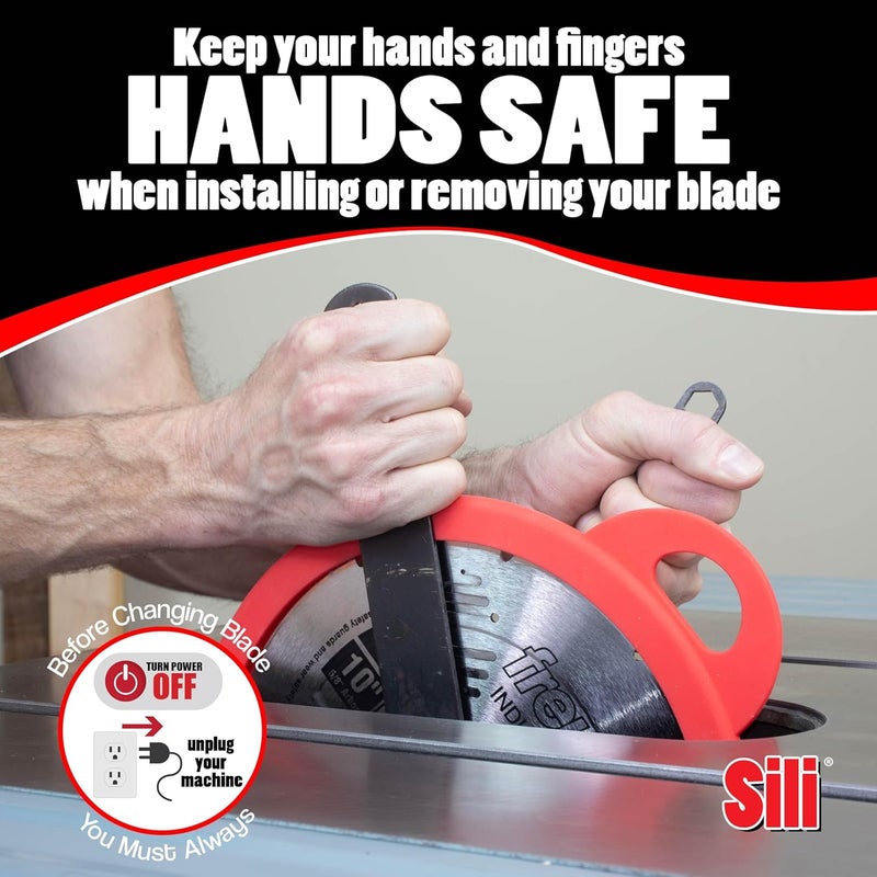 Sili Sleeve Silicone Saw Blade Storage Protector Holder Cover for Circular Miter Tablesaw Blades and Table Saw Accessories (7-1/4" 4 Pack) - Image 3